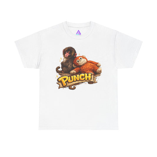 Punch the Monkey Tee – Limited Drop | Cute Animal Cartoon Tee