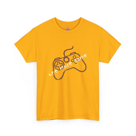 Y2K Gaming Tee — "One More Game" Controller Graphic T‑Shirt