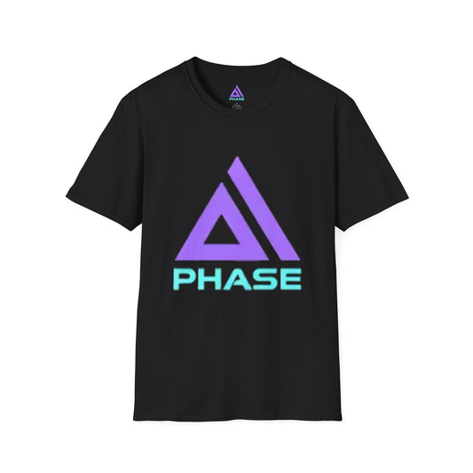 Phase 1 Tee — Retro Neon Triangle Graphic Tee