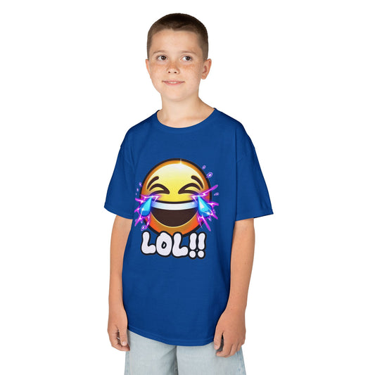 Kids Laughing Cry Emoji LOL Limited Drop Tee | Funny Emoji Graphic Shirt
