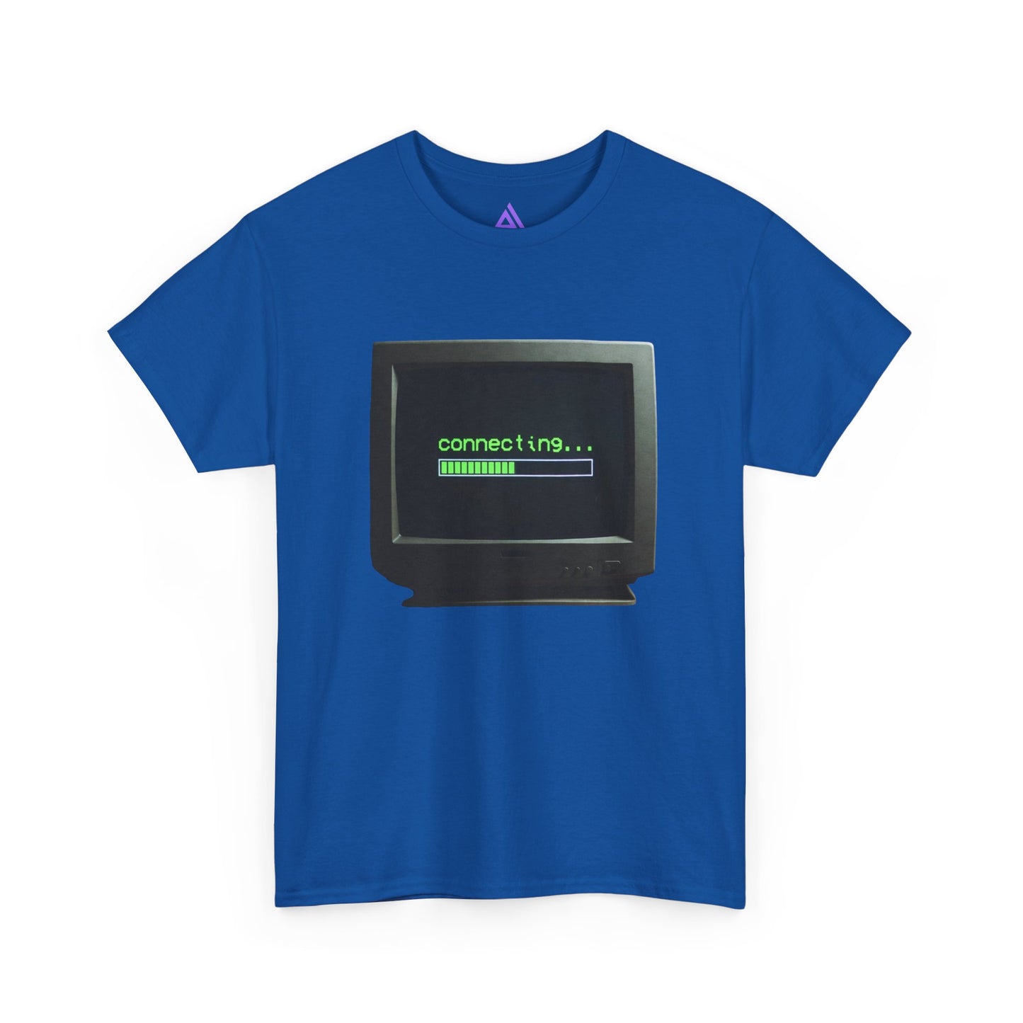 Retro Computer Tee – "connecting..." Loading Graphic T‑Shirt