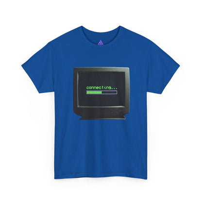 Retro Computer Tee – "connecting..." Loading Graphic T‑Shirt