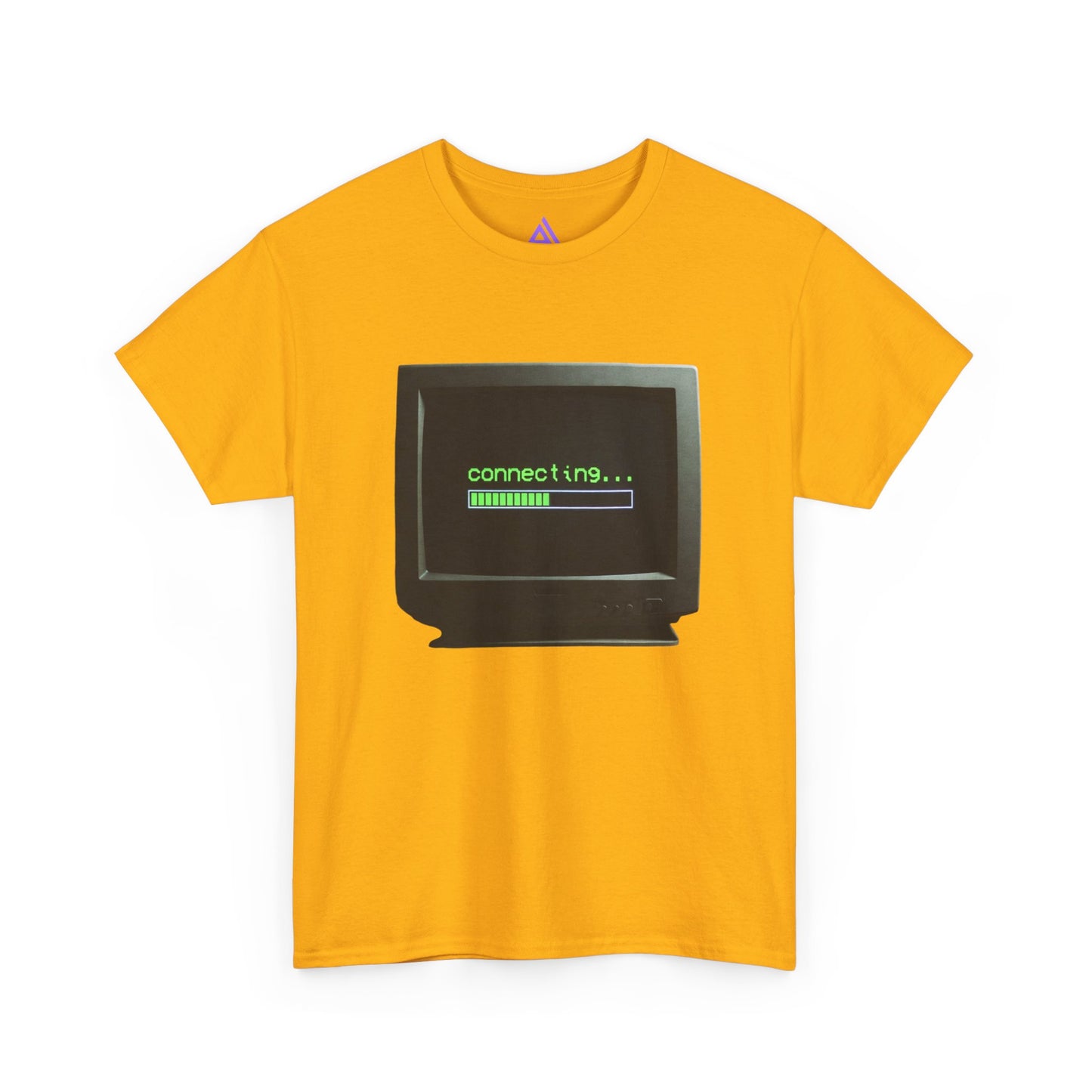 Retro Computer Tee – "connecting..." Loading Graphic T‑Shirt