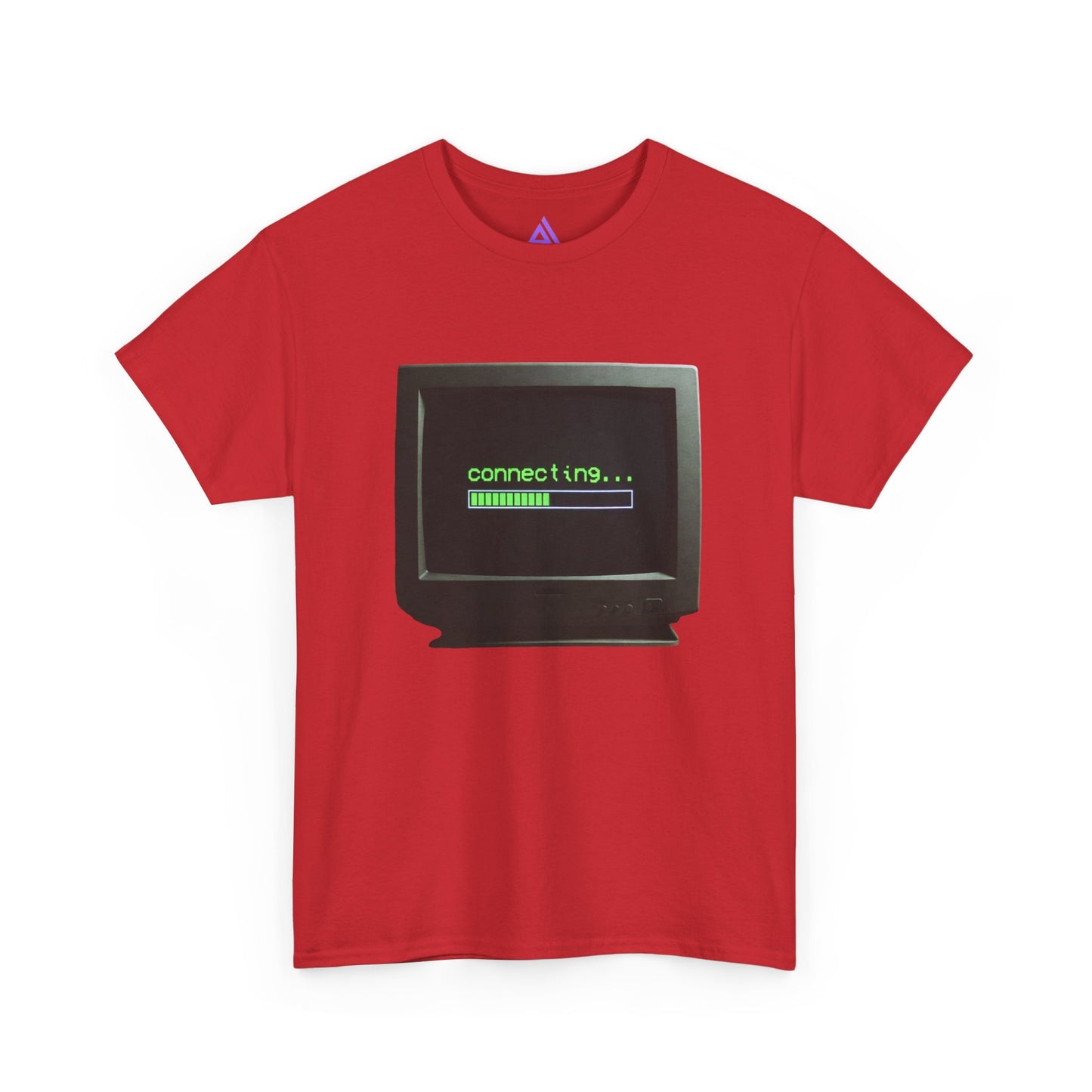 Retro Computer Tee – "connecting..." Loading Graphic T‑Shirt