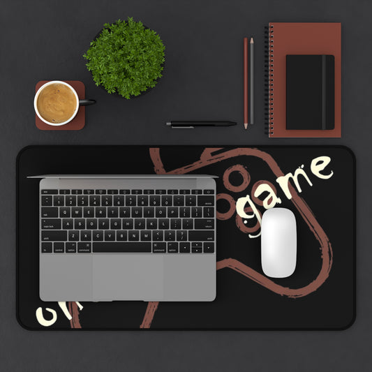 Gamer Desk Mat – "One More Game" Controller Mousepad