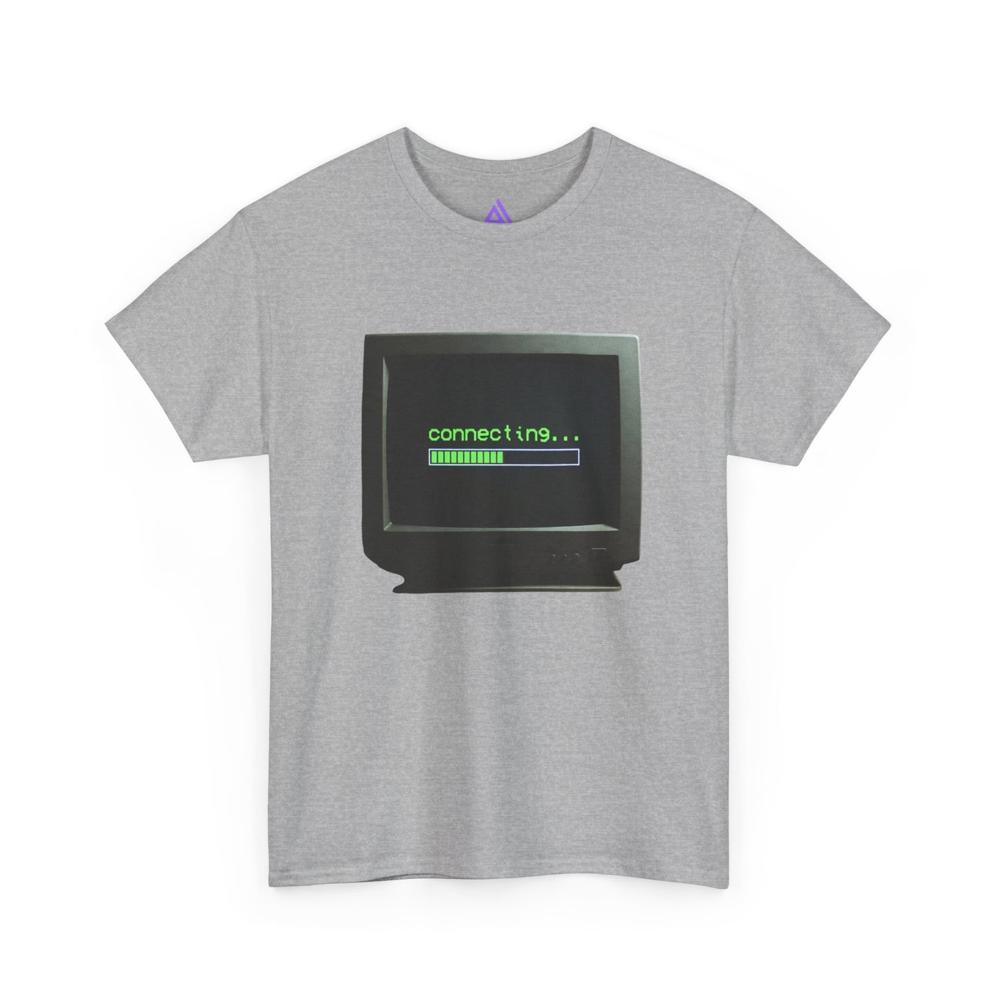 Retro Computer Tee – "connecting..." Loading Graphic T‑Shirt