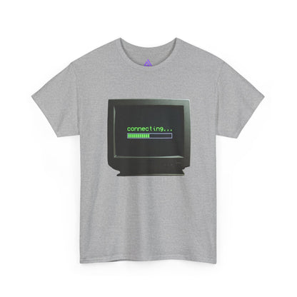 Retro Computer Tee – "connecting..." Loading Graphic T‑Shirt