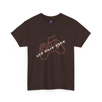 Y2K Gaming Tee — "One More Game" Controller Graphic T‑Shirt