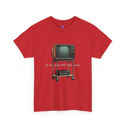 Sub Teacher TV Tee – "We Are What We Want" Vintage Television Graphic T-Shirt