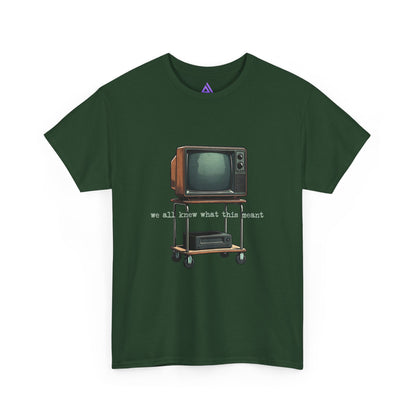 Sub Teacher TV Tee – "We Are What We Want" Vintage Television Graphic T-Shirt