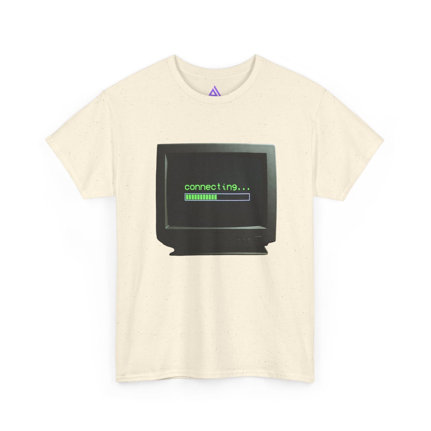 Retro Computer Tee – "connecting..." Loading Graphic T‑Shirt