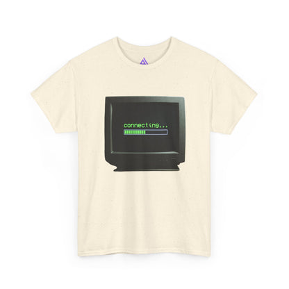 Retro Computer Tee – "connecting..." Loading Graphic T‑Shirt
