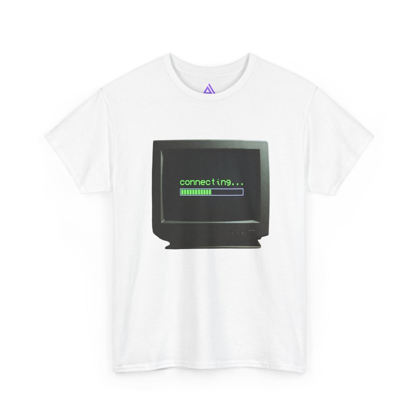 Retro Computer Tee – "connecting..." Loading Graphic T‑Shirt