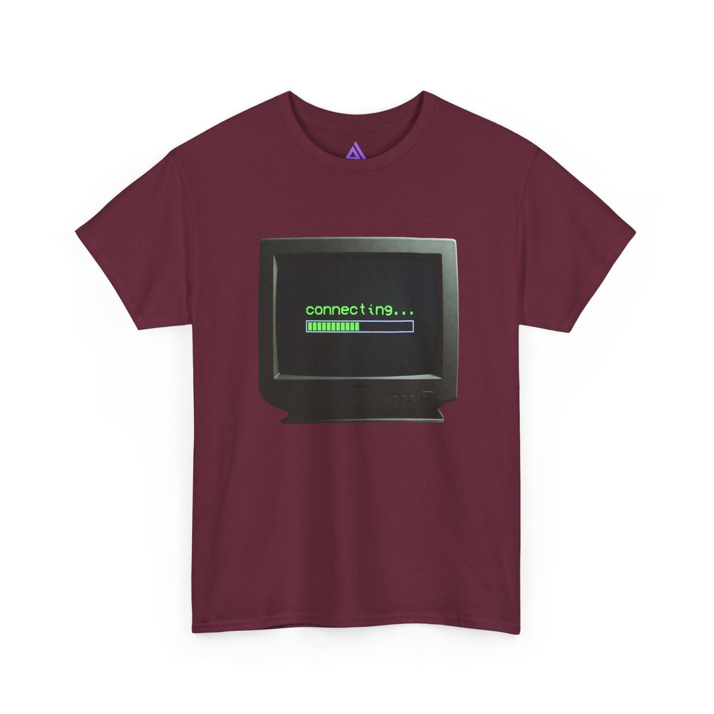 Retro Computer Tee – "connecting..." Loading Graphic T‑Shirt