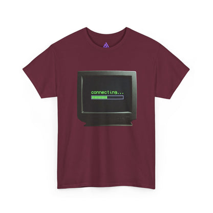 Retro Computer Tee – "connecting..." Loading Graphic T‑Shirt