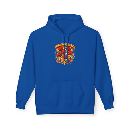 Pizza Slice Hoodie — Cute Smiling Pepperoni Pizza Graphic Pullover