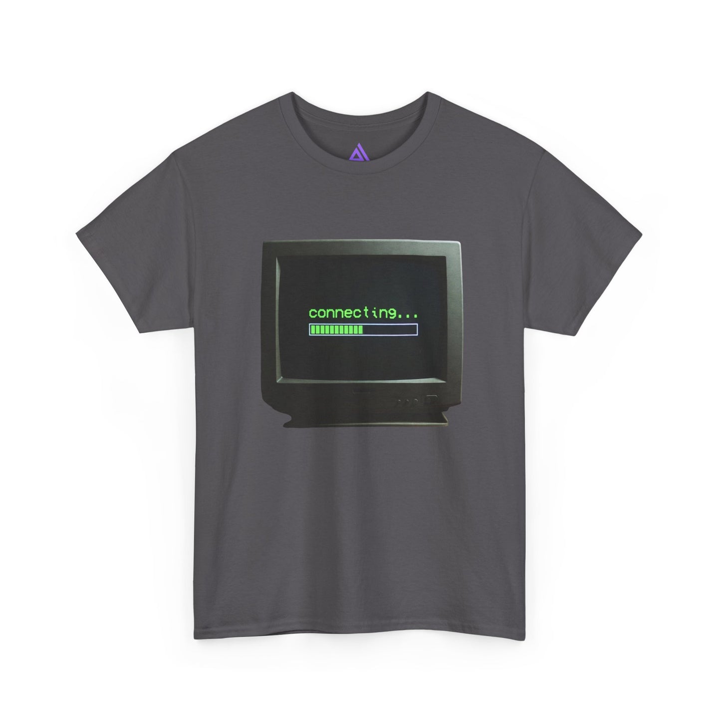 Retro Computer Tee – "connecting..." Loading Graphic T‑Shirt