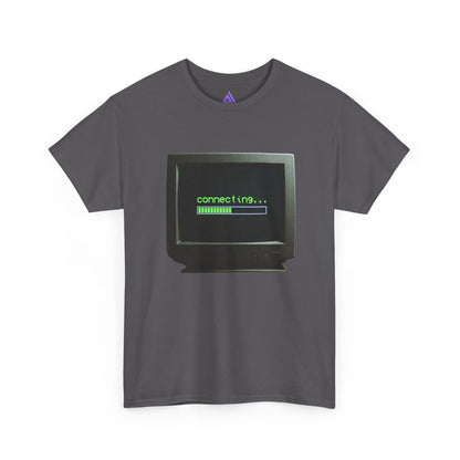 Retro Computer Tee – "connecting..." Loading Graphic T‑Shirt