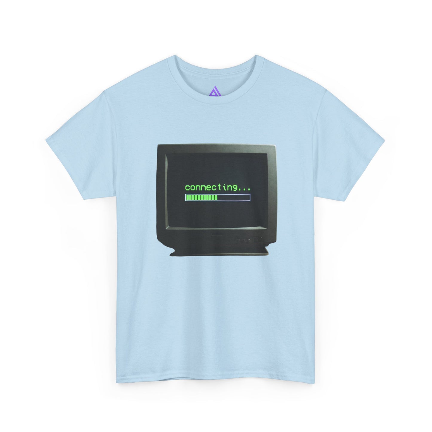 Retro Computer Tee – "connecting..." Loading Graphic T‑Shirt