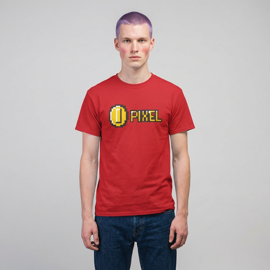 Pixel Coin Graphic Tee – Retro 8‑Bit Gaming Shirt
