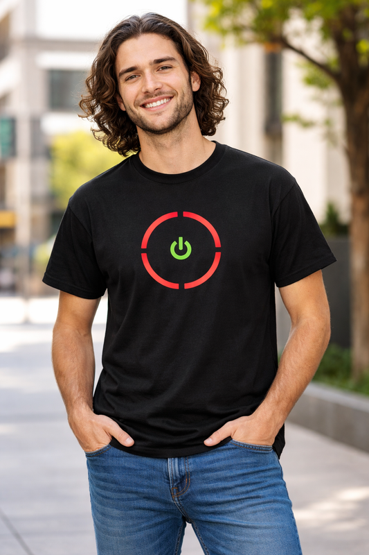 Red Ring Graphic Tee — Gaming retro design T-Shirt