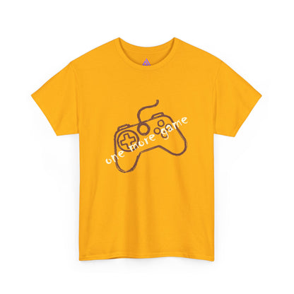 Y2K Gaming Tee — "One More Game" Controller Graphic T‑Shirt