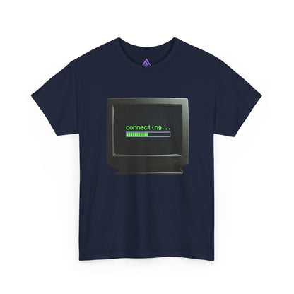 Retro Computer Tee – "connecting..." Loading Graphic T‑Shirt