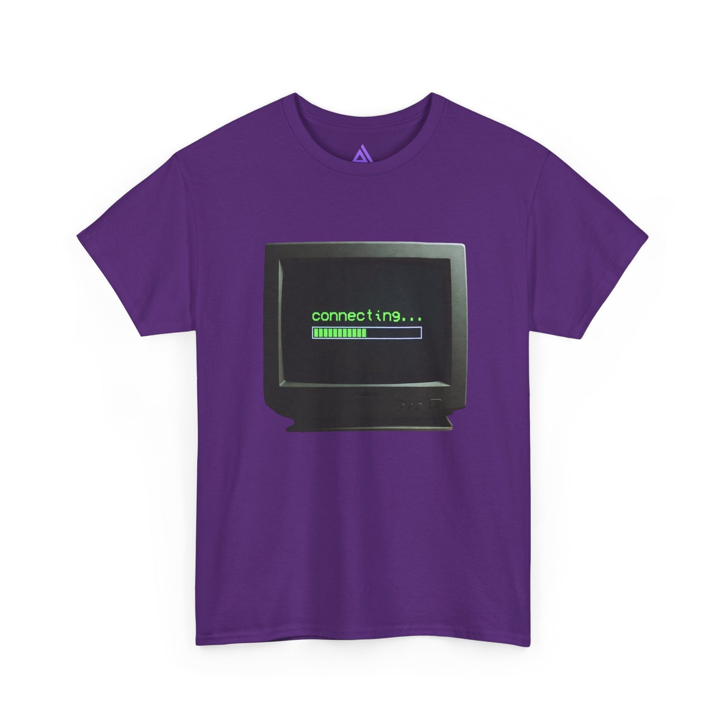 Retro Computer Tee – "connecting..." Loading Graphic T‑Shirt
