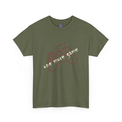 Y2K Gaming Tee — "One More Game" Controller Graphic T‑Shirt