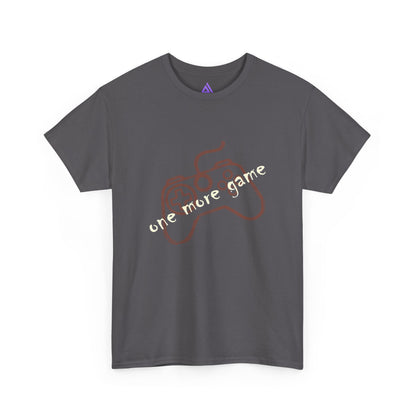 Y2K Gaming Tee — "One More Game" Controller Graphic T‑Shirt