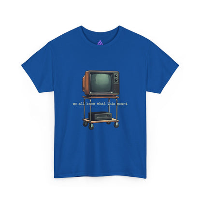 Sub Teacher TV Tee – "We Are What We Want" Vintage Television Graphic T-Shirt