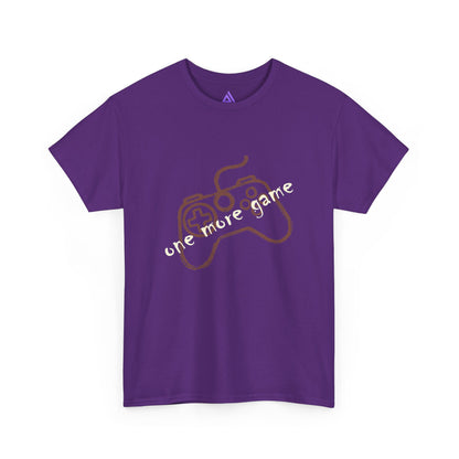 Y2K Gaming Tee — "One More Game" Controller Graphic T‑Shirt