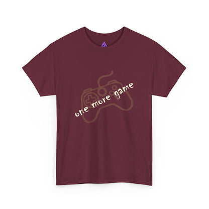 Y2K Gaming Tee — "One More Game" Controller Graphic T‑Shirt