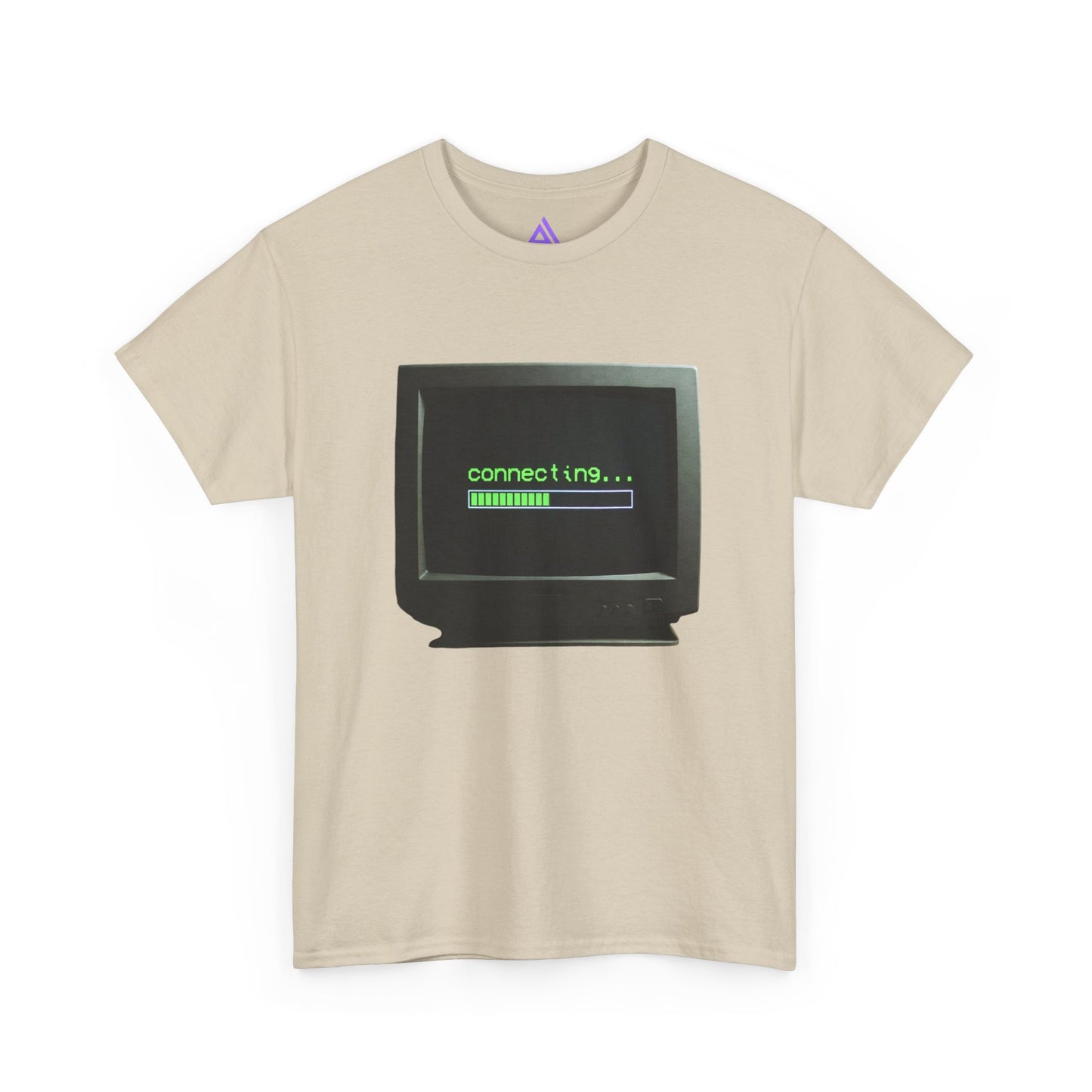 Retro Computer Tee – "connecting..." Loading Graphic T‑Shirt