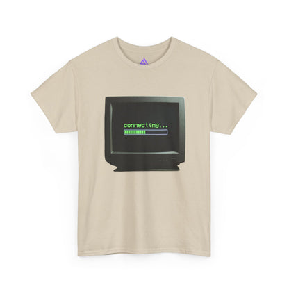 Retro Computer Tee – "connecting..." Loading Graphic T‑Shirt