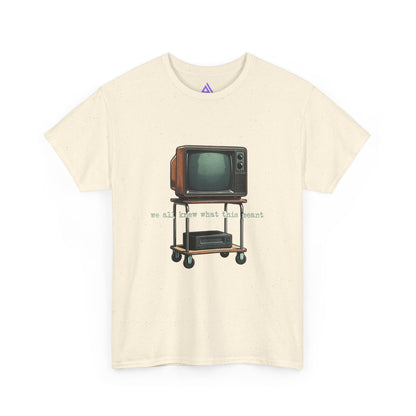 Sub Teacher TV Tee – "We Are What We Want" Vintage Television Graphic T-Shirt