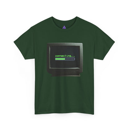 Retro Computer Tee – "connecting..." Loading Graphic T‑Shirt