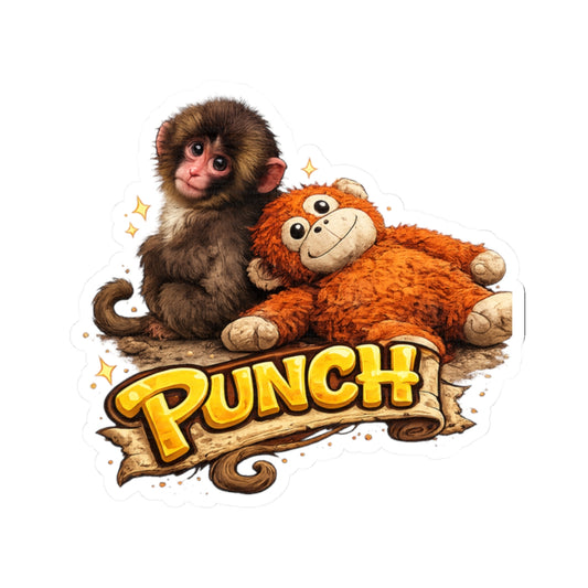 Punch the Monkey Stickers