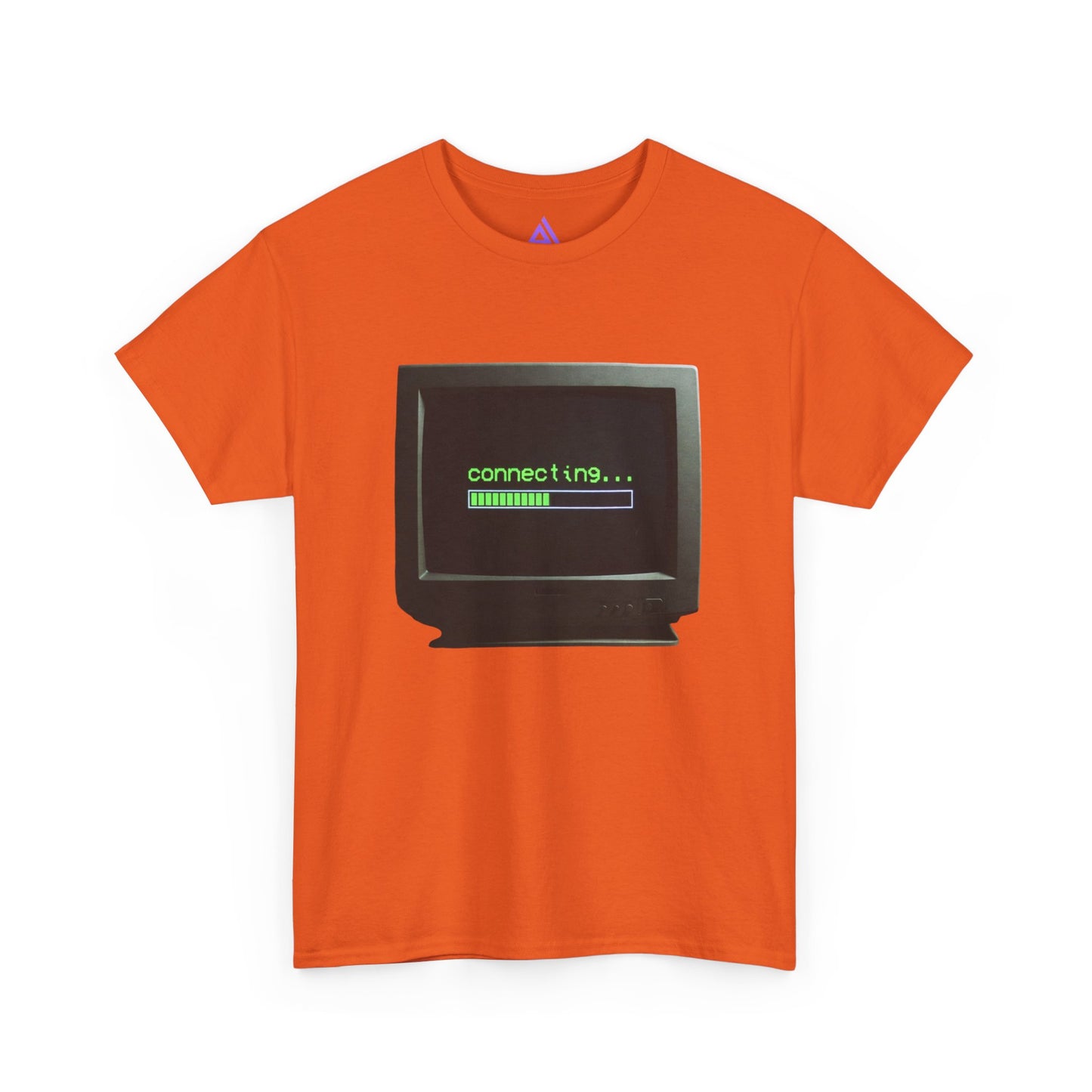 Retro Computer Tee – "connecting..." Loading Graphic T‑Shirt